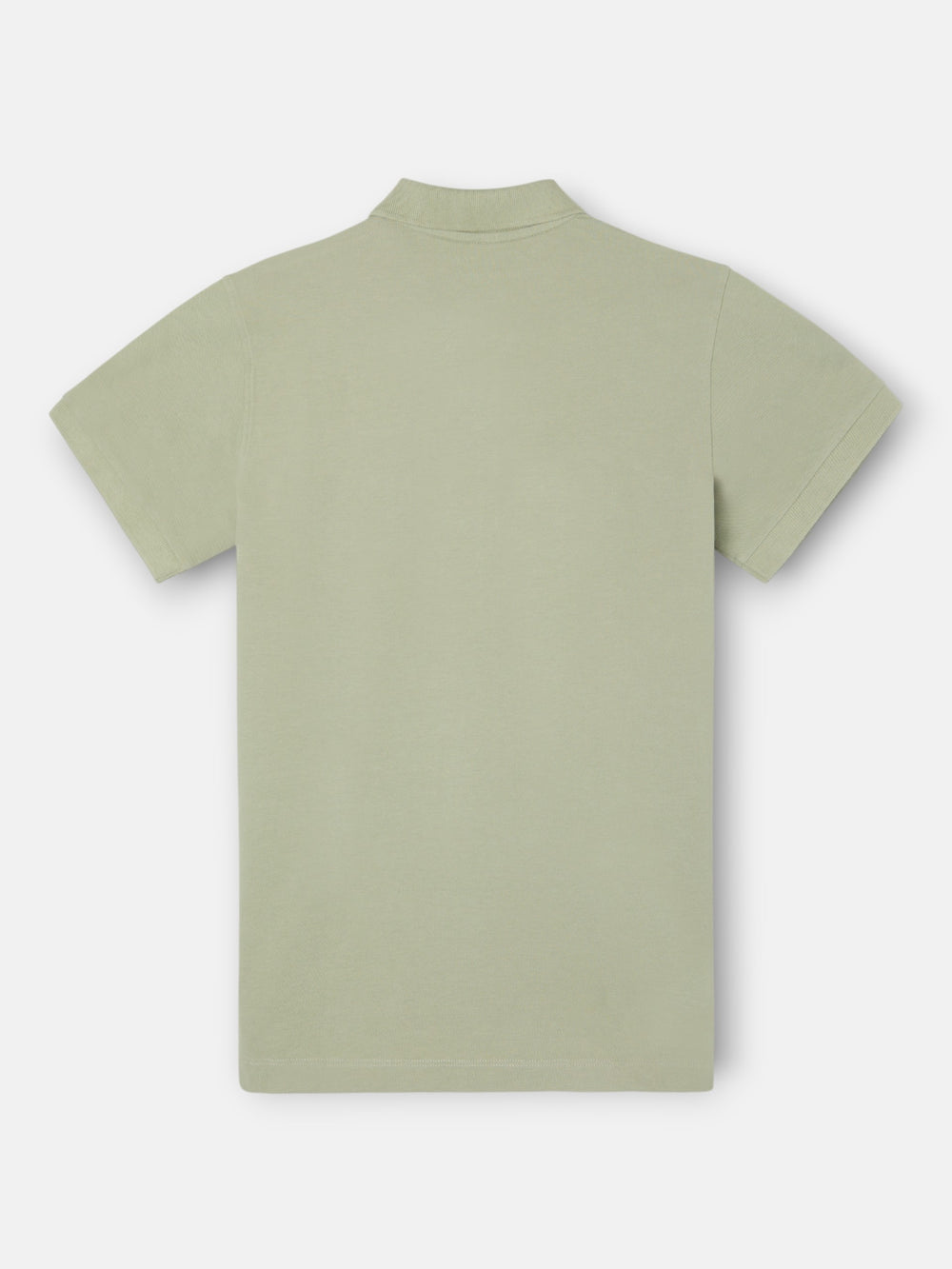 Polo clasico liso verde medio
