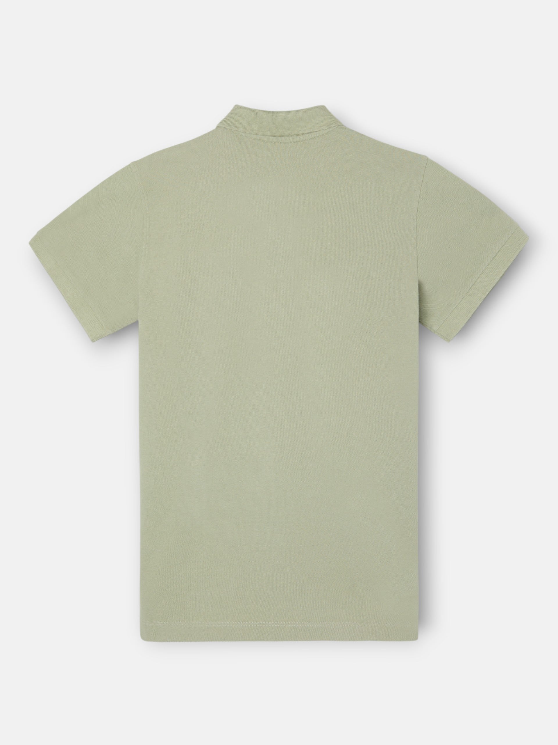 Classic plain medium green polo