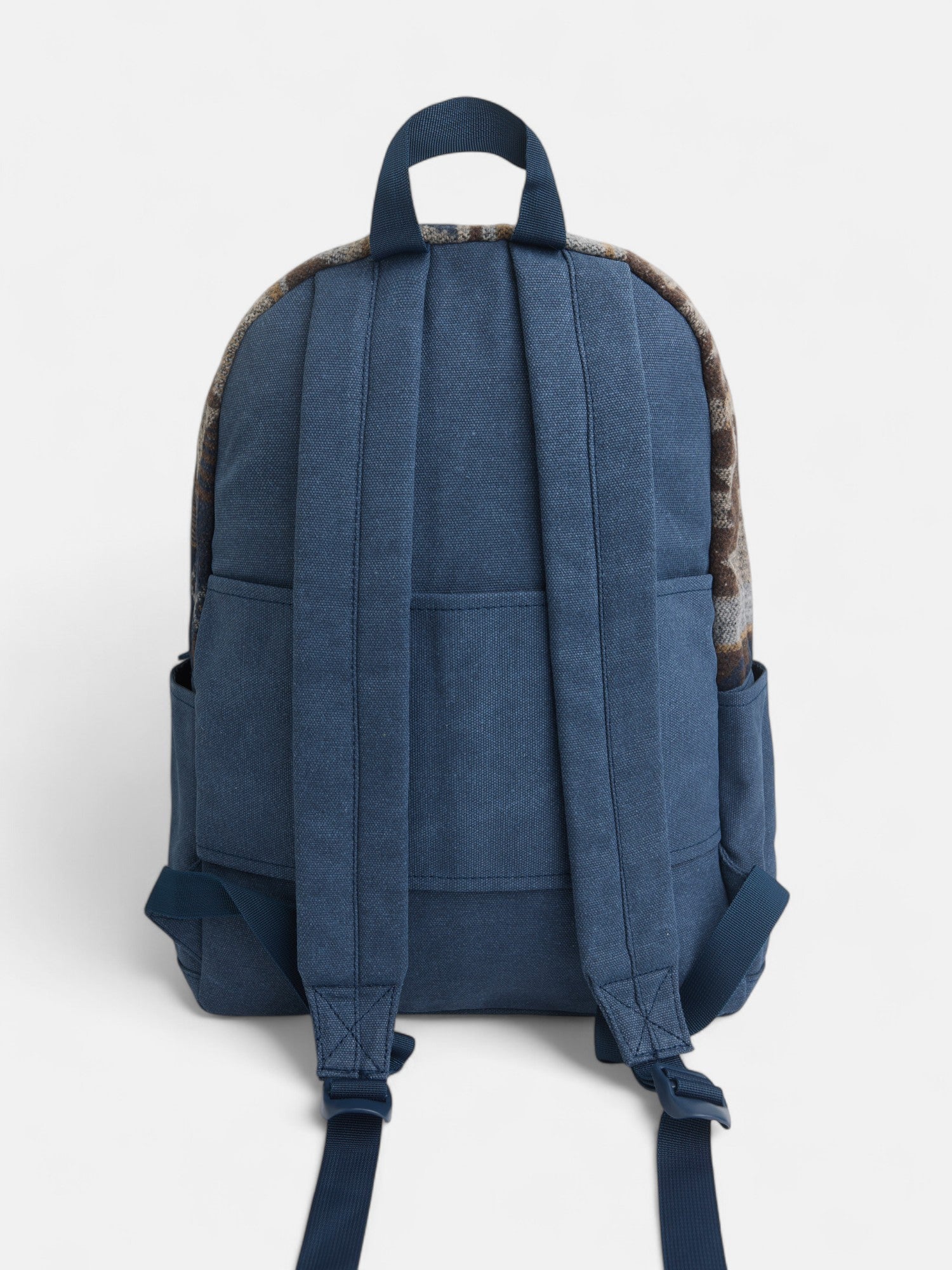 Mochila sport tejido etnico azul marino