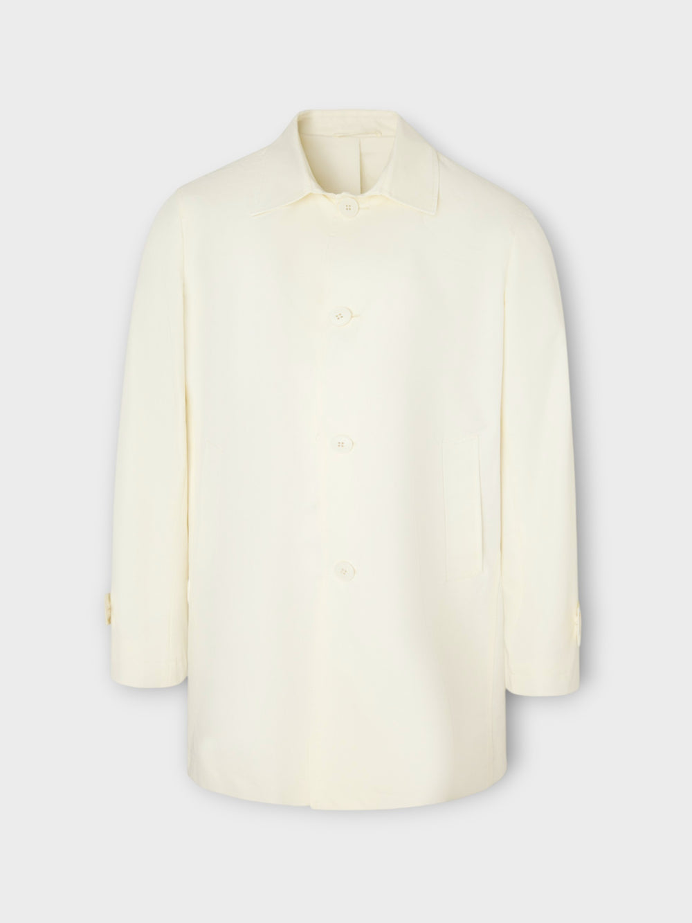 Gabardina corta beige