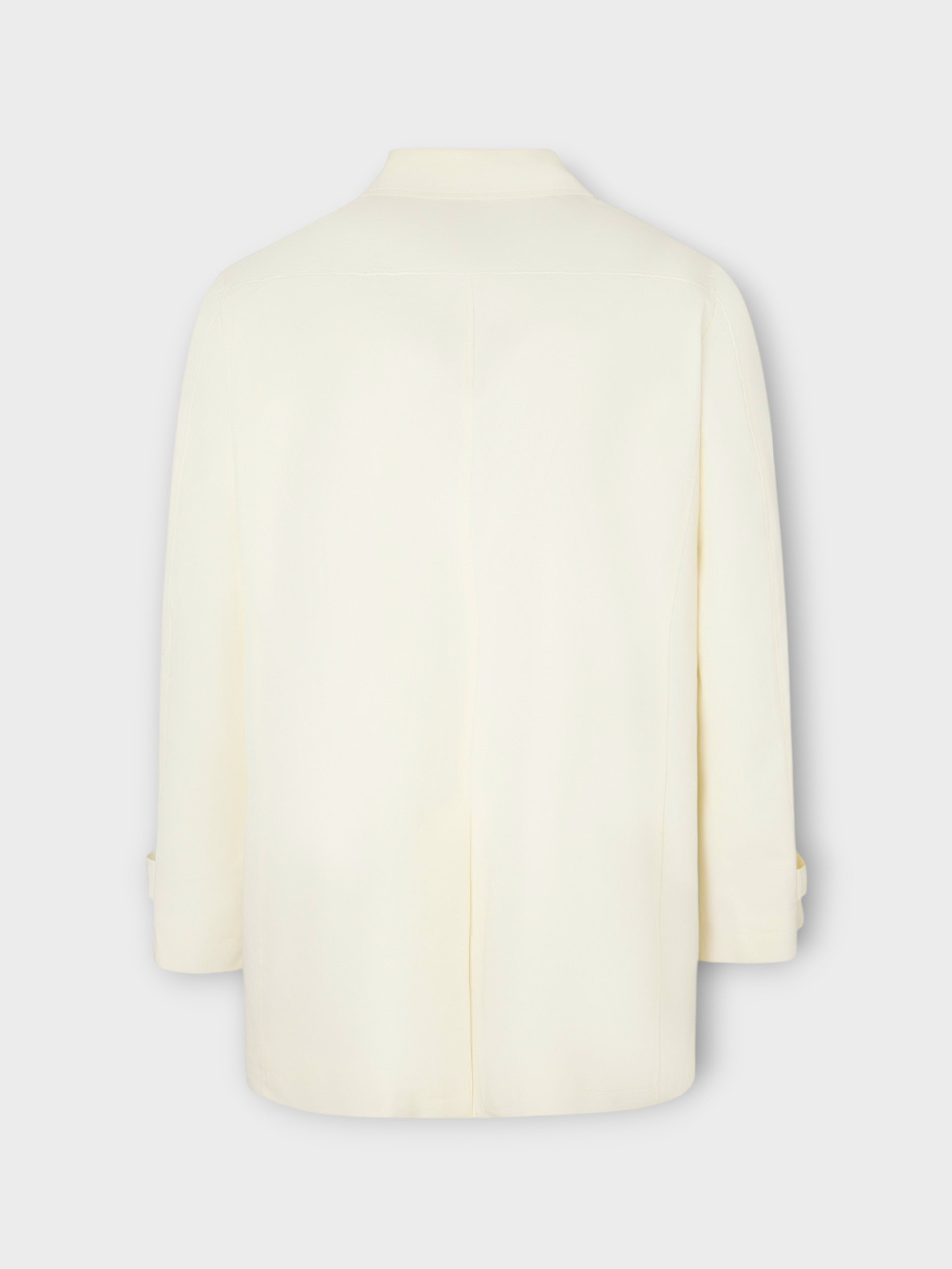 Gabardina corta beige