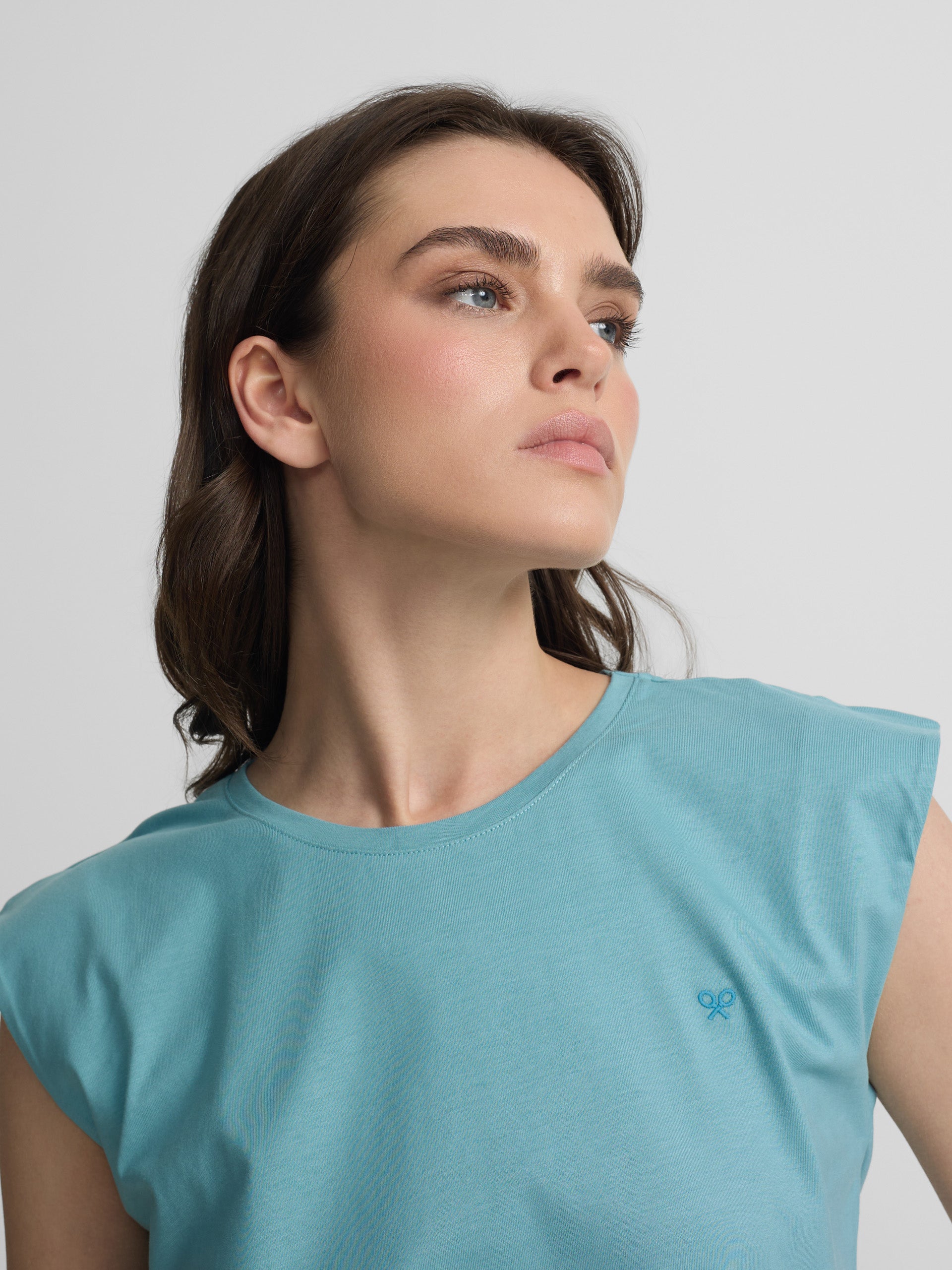 Camiseta woman sun azul