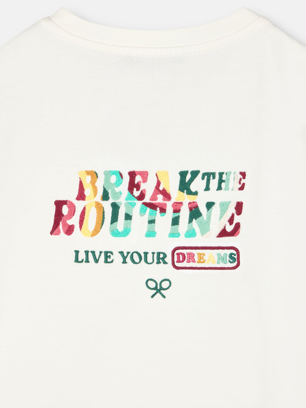 Camiseta woman break the routine blanca