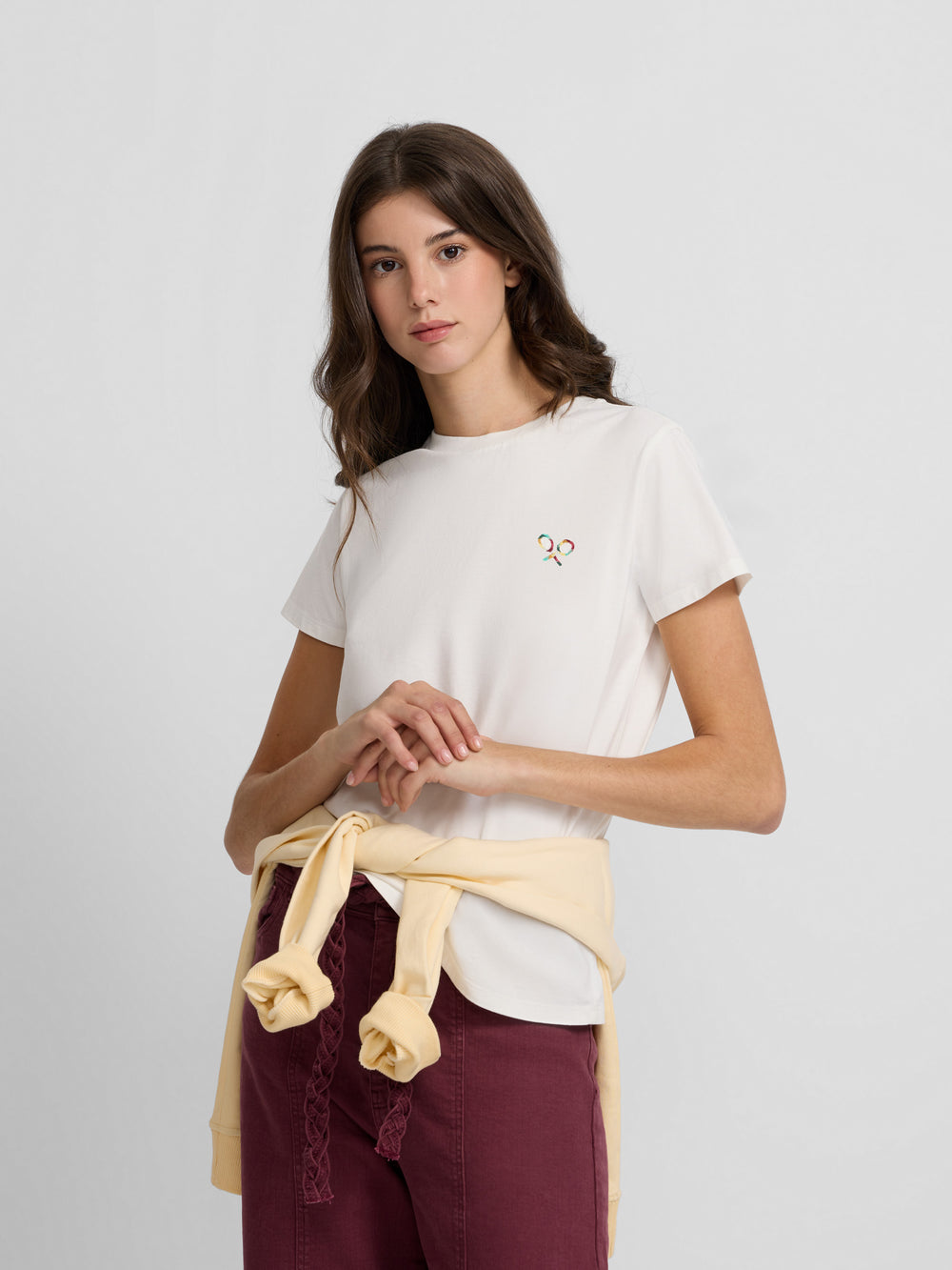 Camiseta woman break the routine blanca