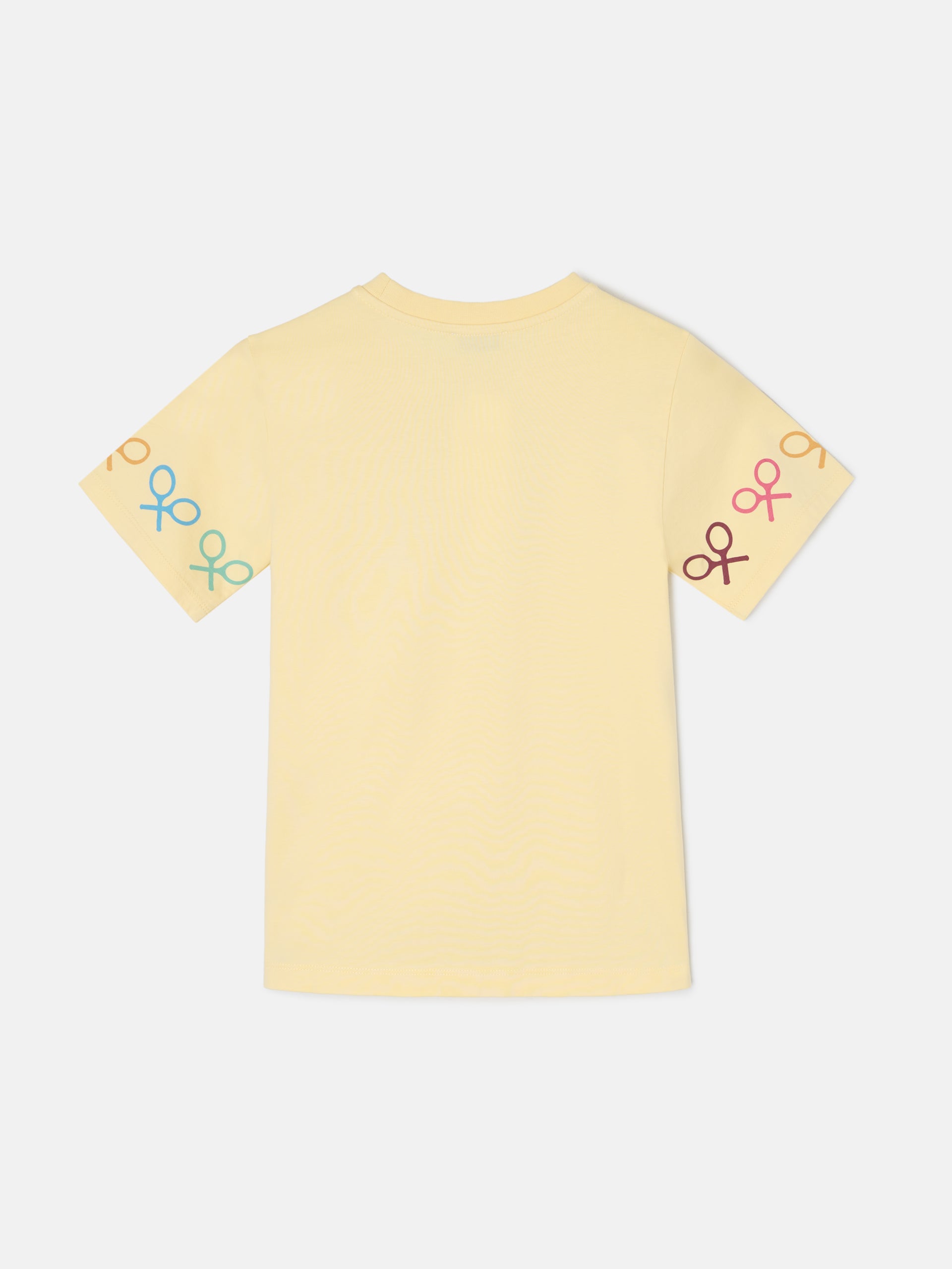 Girl's multicolor rackets yellow t-shirt