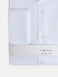 Chemise habillée easy iron à poignets doubles blanche