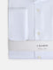 Camisa vestir easy iron puño doble blanca