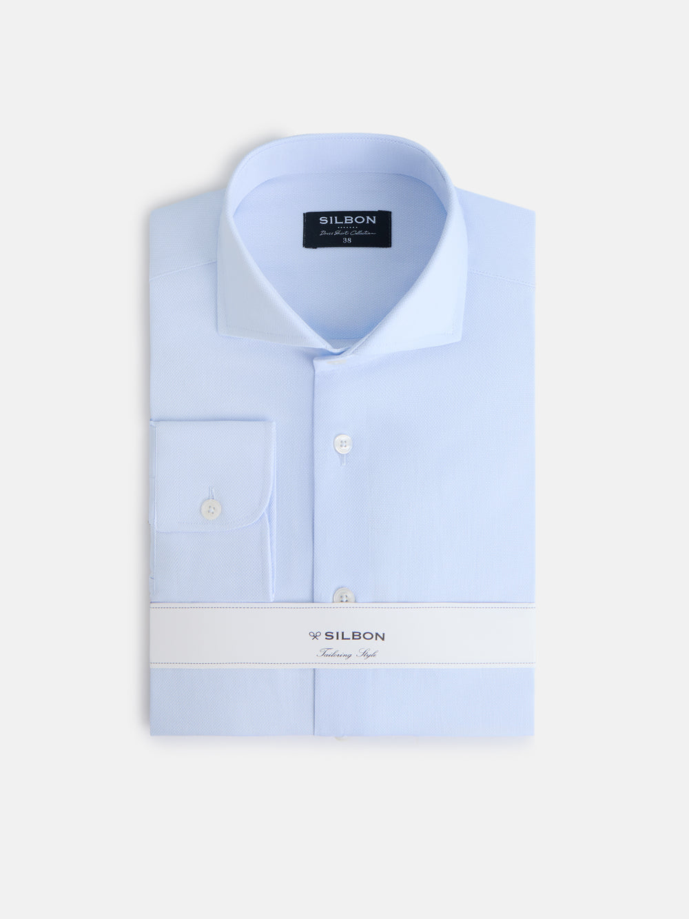 Light blue structured dress shirt