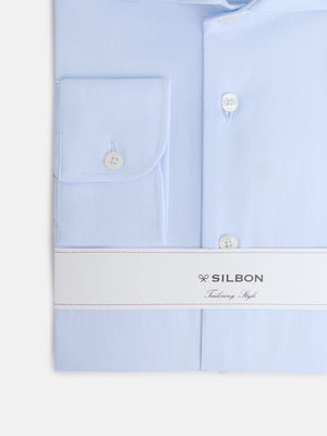 Camisa vestir estructura celeste clara