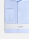 Camisa de vestir azul-claro com punho simples