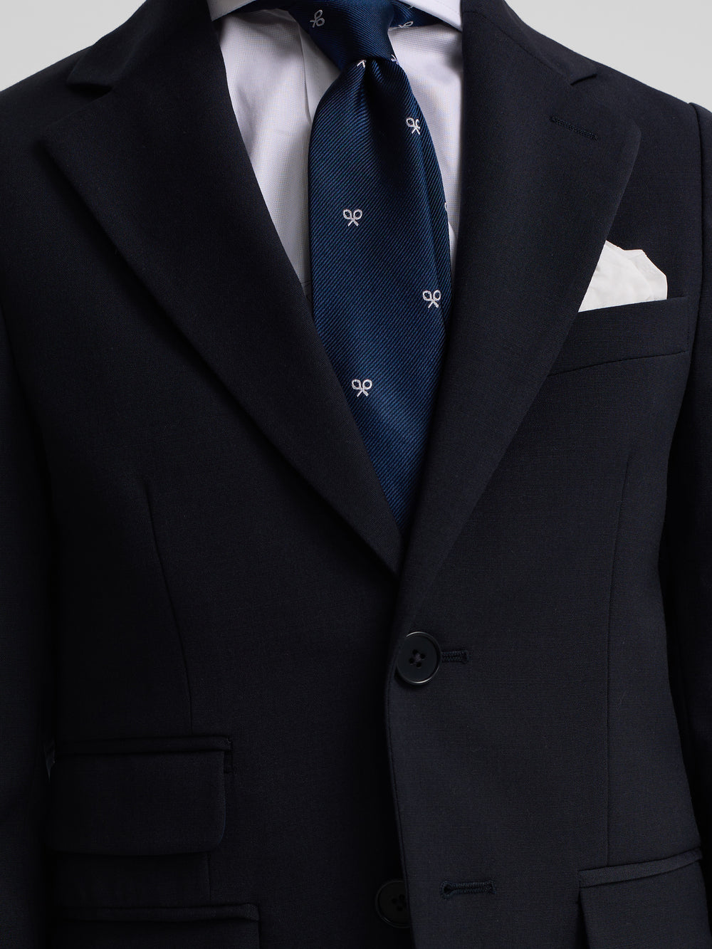 Veste blazer classique enfant bleu marine
