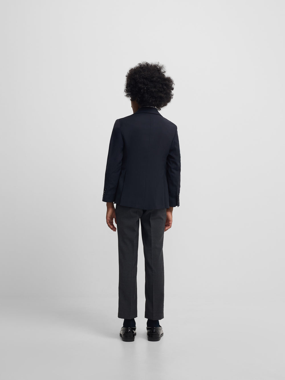 Veste blazer classique enfant bleu marine