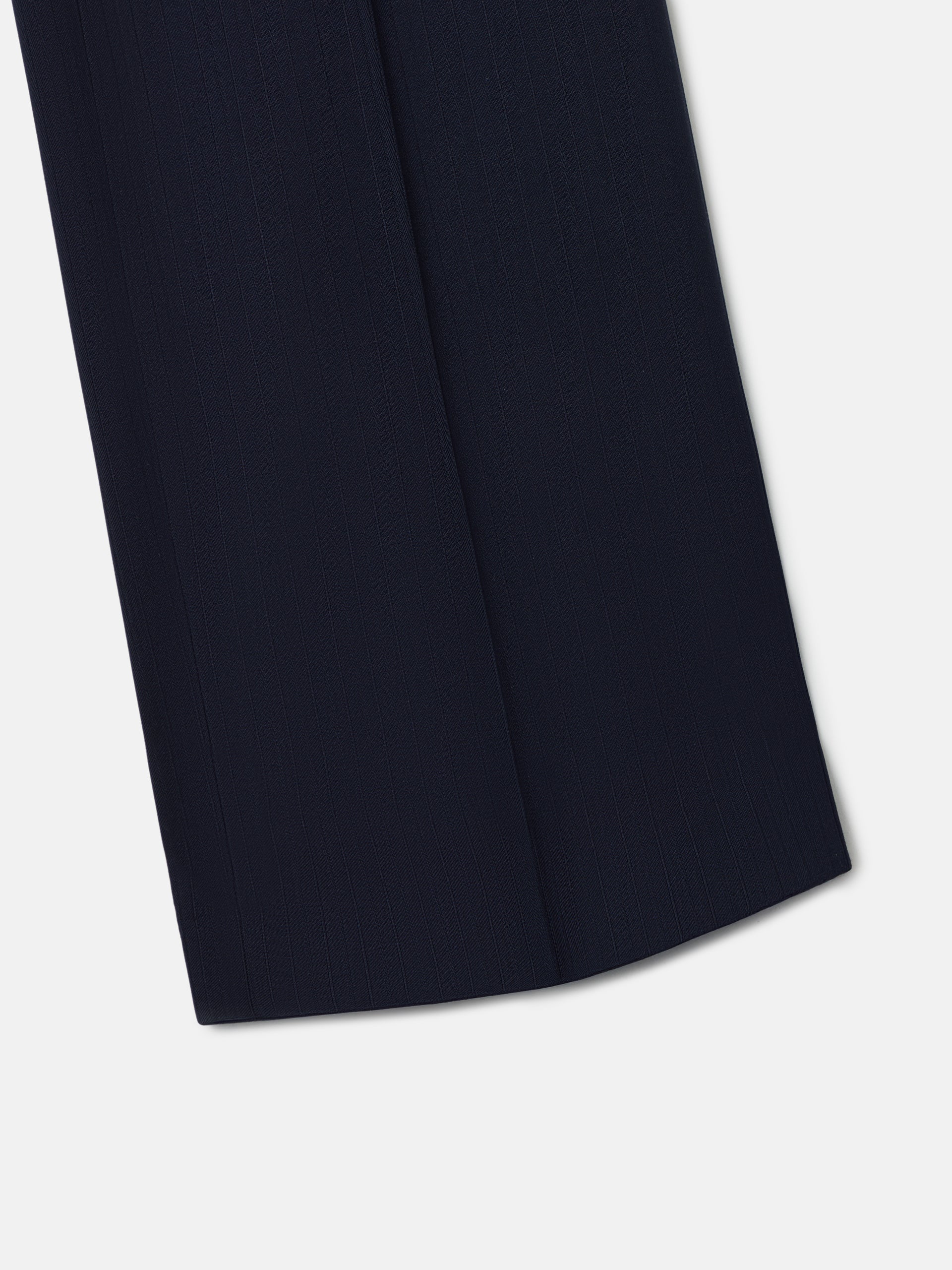 Pantalon chaque chevron bleu marine