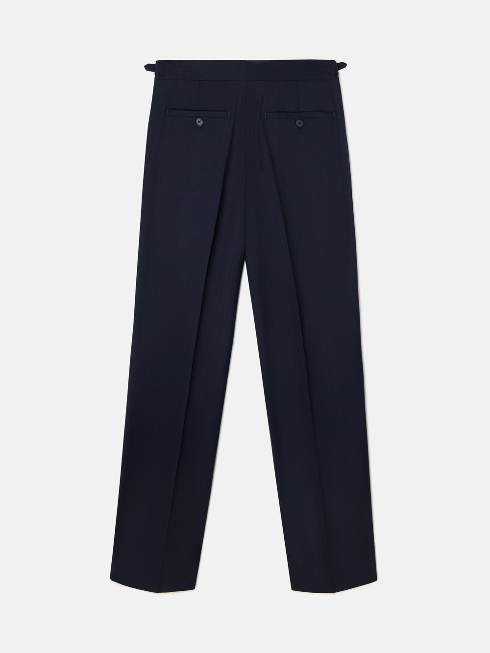 Pantalon chaque chevron bleu marine