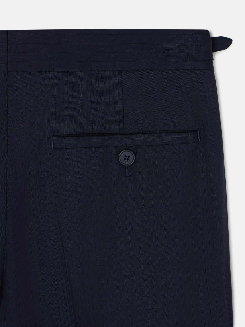 Pantalon chaque chevron bleu marine