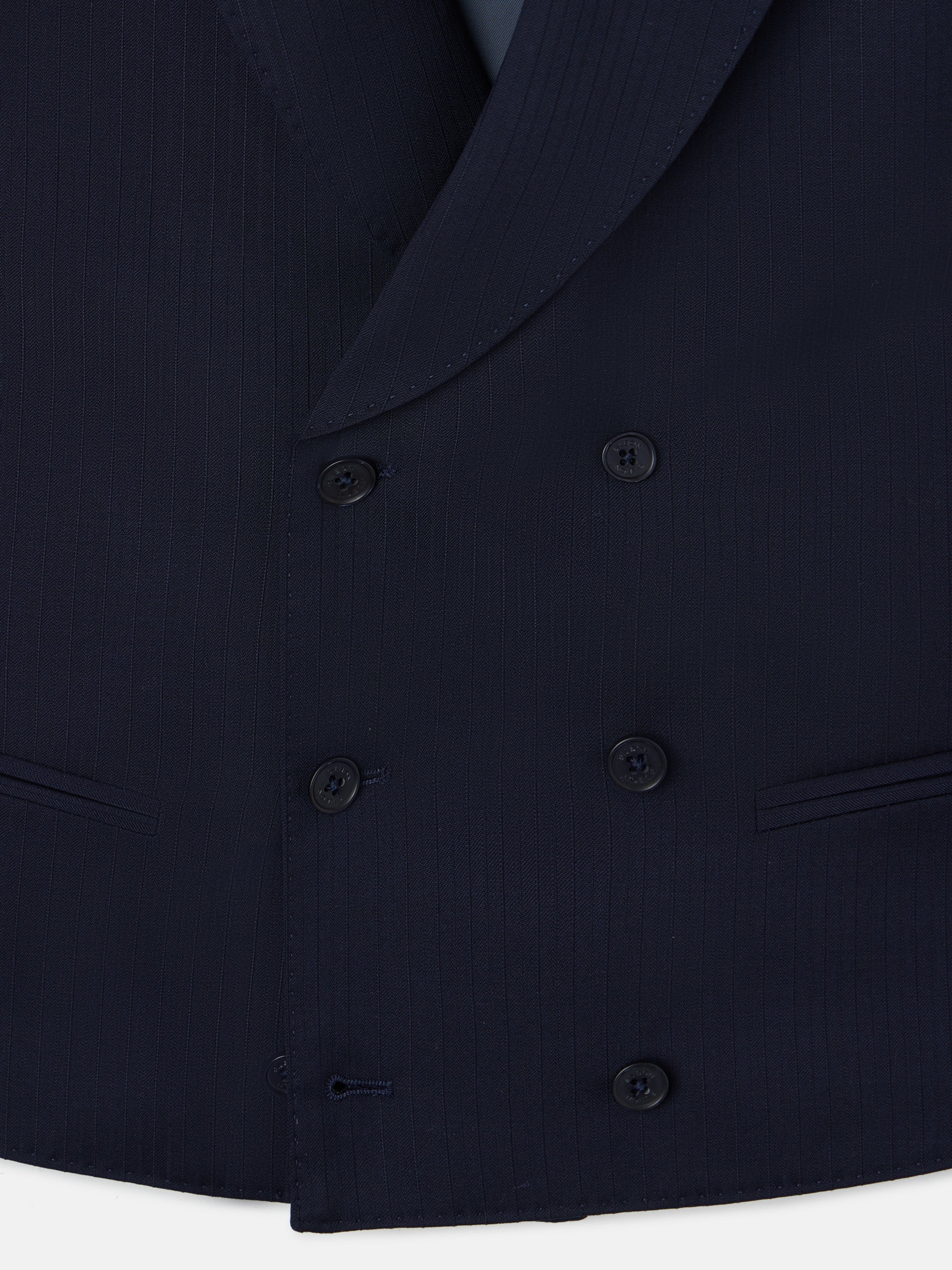 Gilet chaque chevron bleu marine