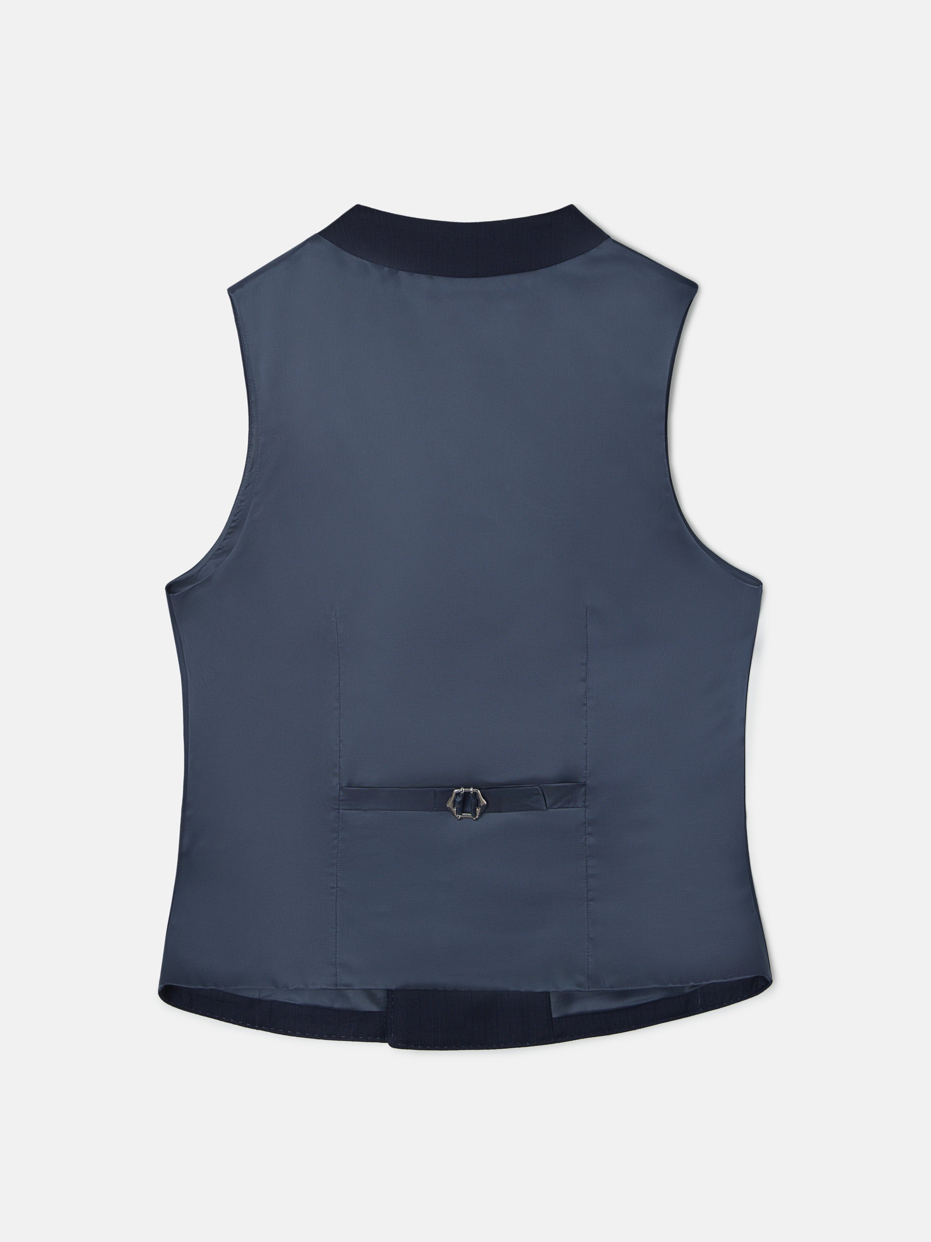 Gilet chaque chevron bleu marine