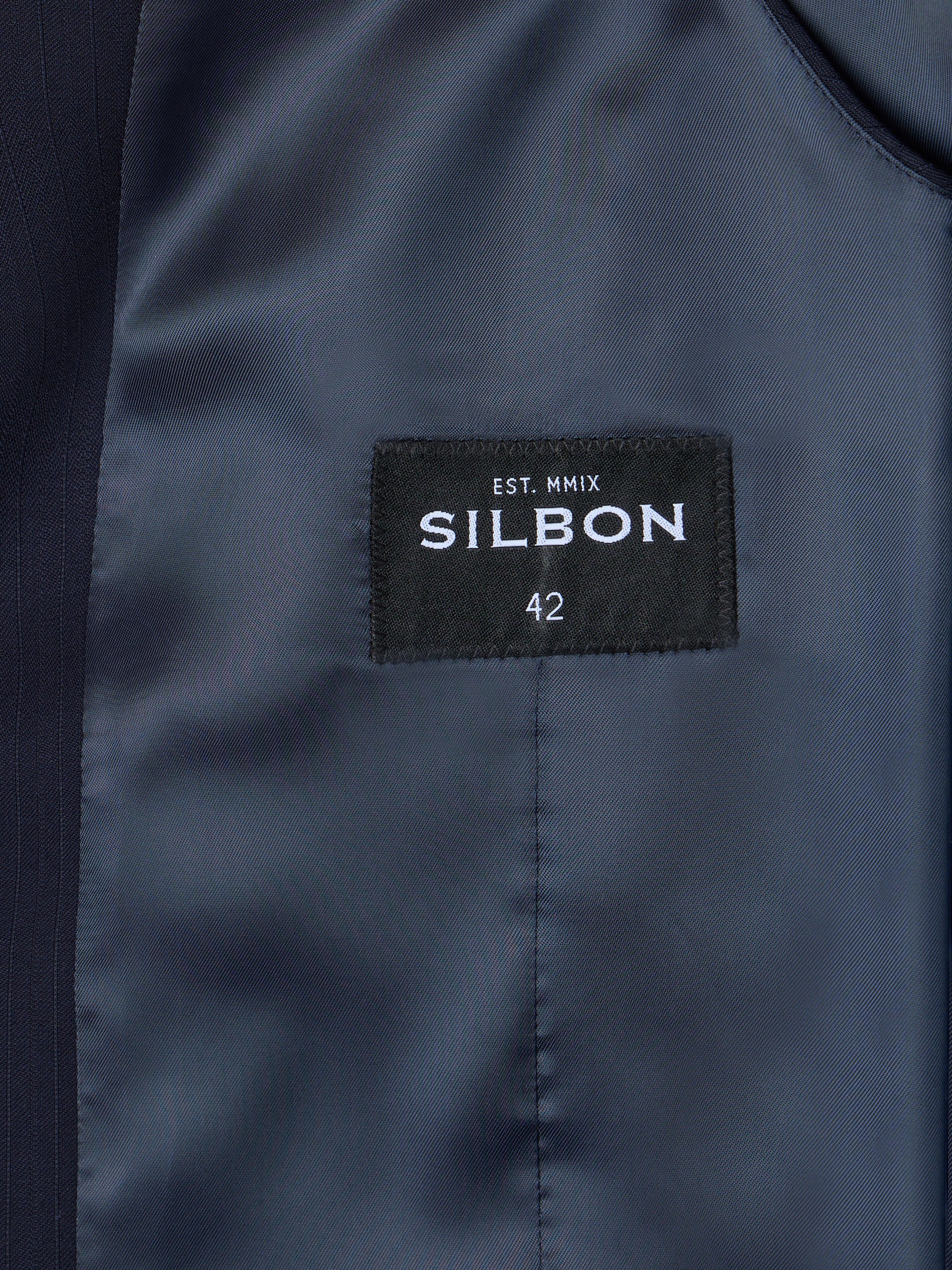 Gilet chaque chevron bleu marine