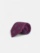 Cravate motif losange bordeaux