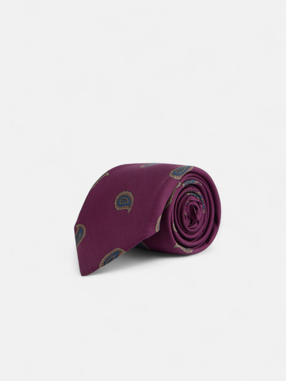 Burgundy amoeba tie