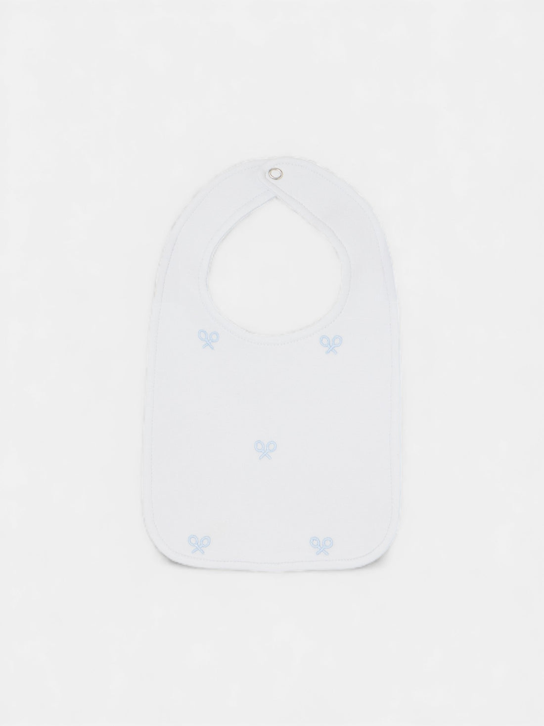 Babete baby miniraquete azul celeste