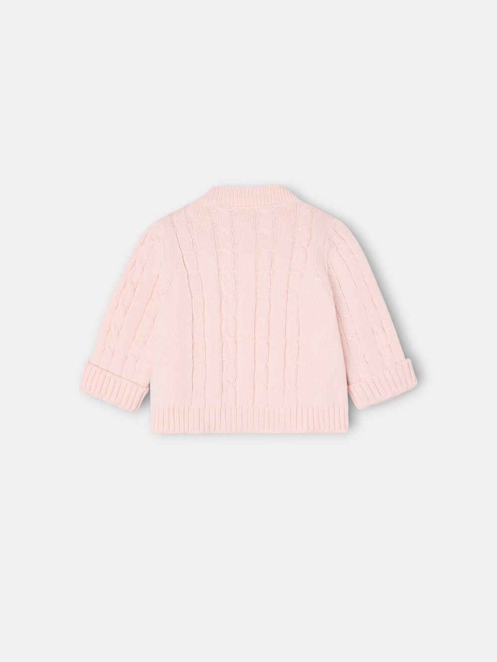 Conjunto ochos baby silbon rosa