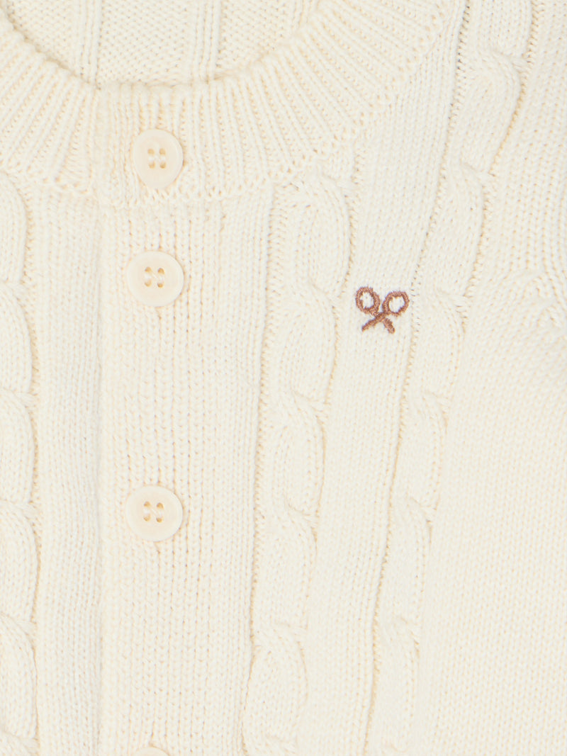 Conjunto ochos baby silbon bege médio