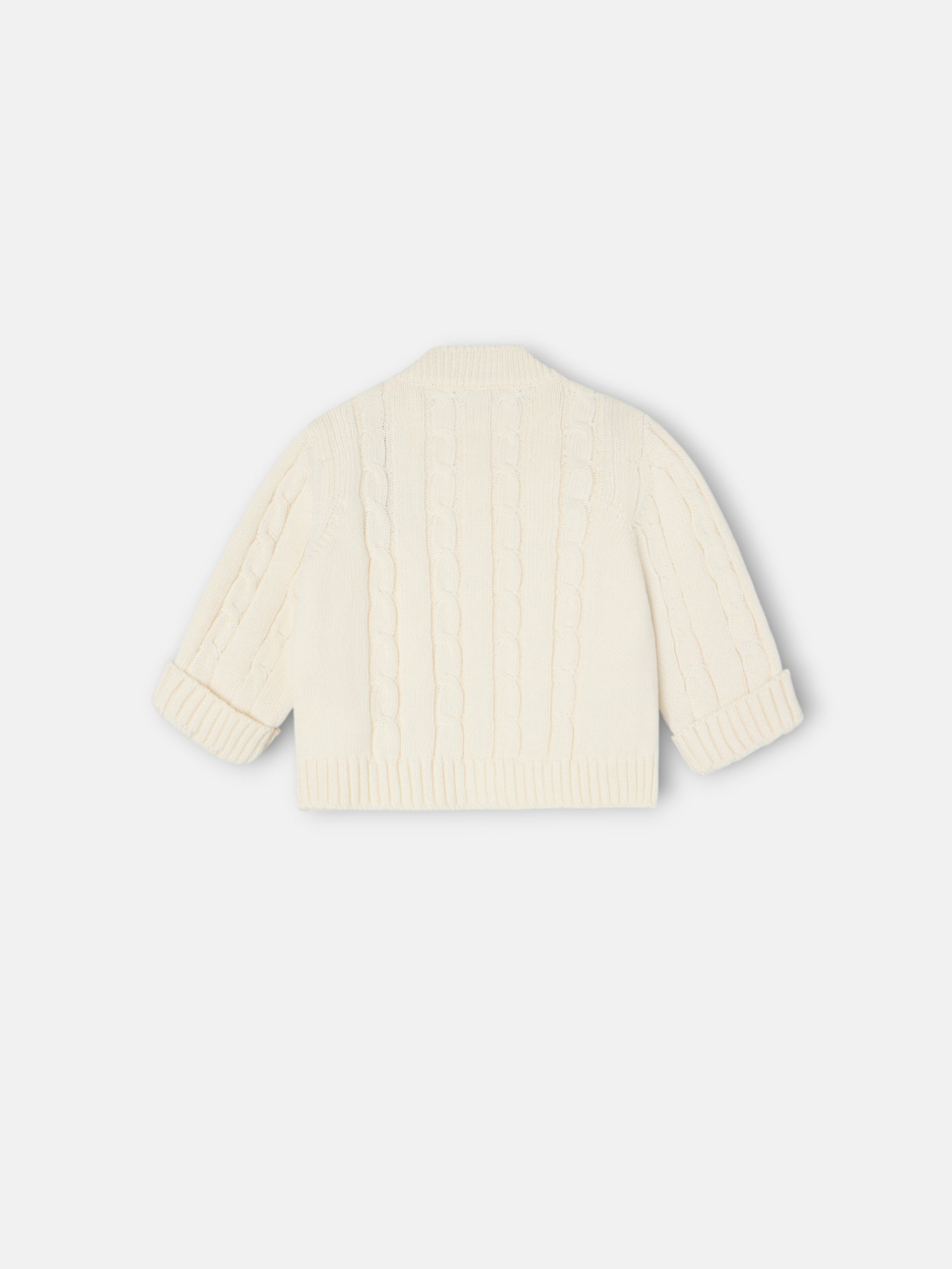 Ensemble bébé Silbon torsadé beige moyen