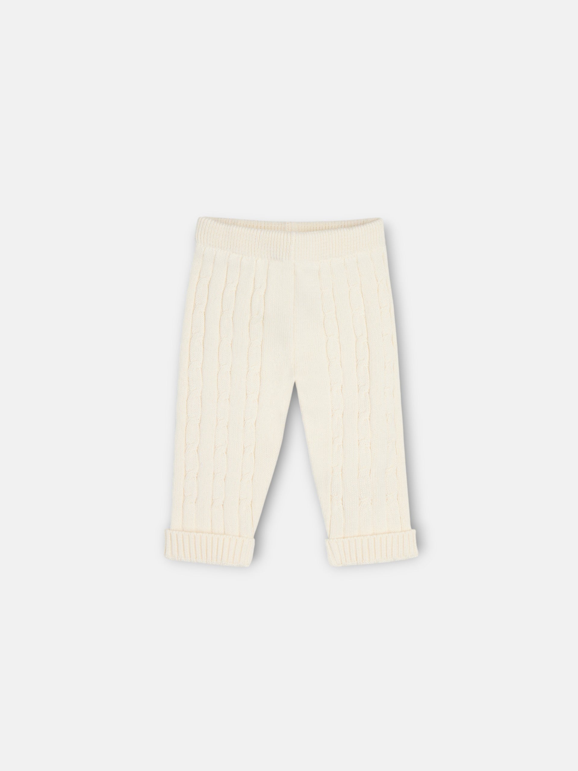 Ensemble bébé Silbon torsadé beige moyen