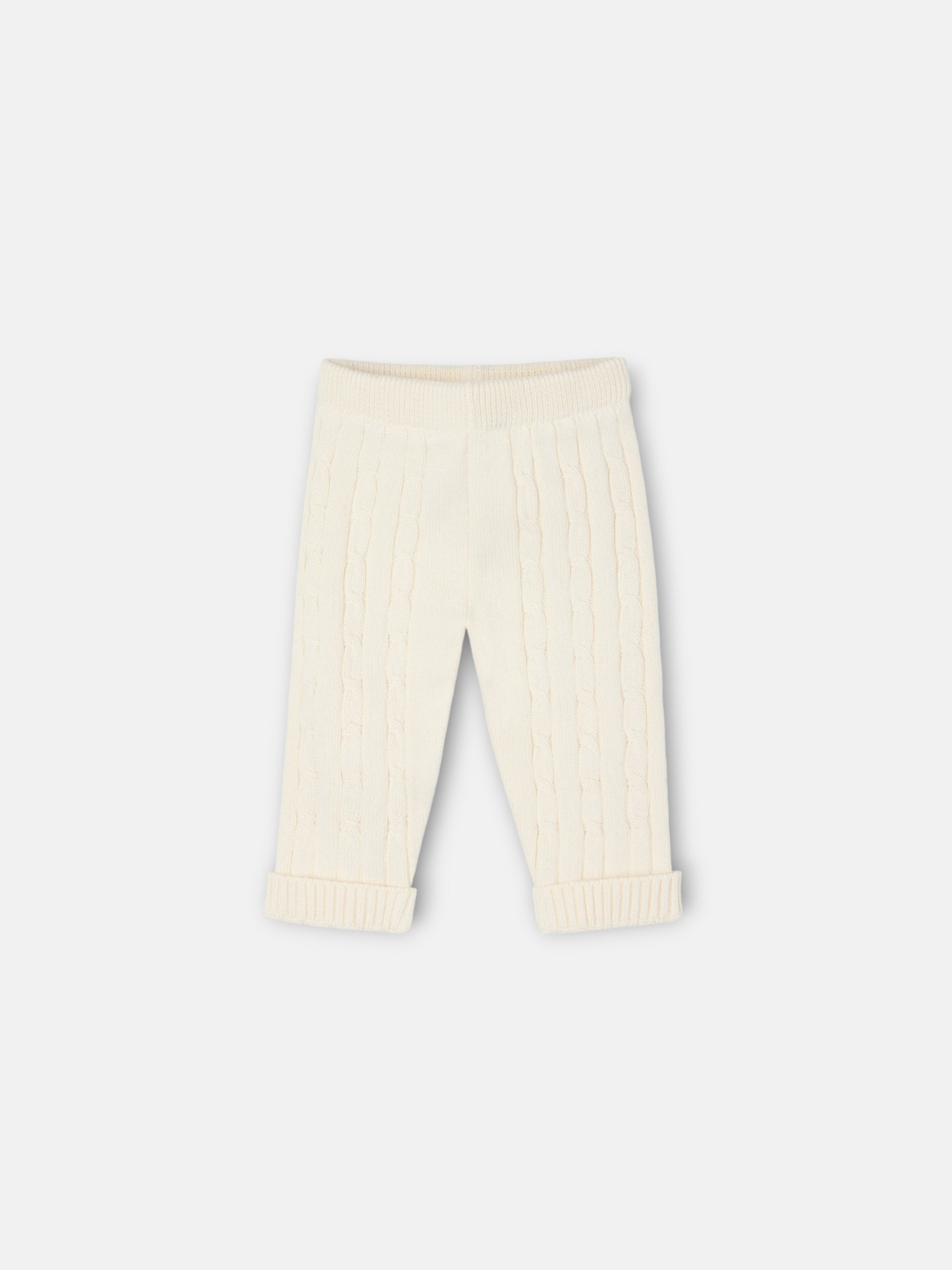 Ensemble bébé Silbon torsadé beige moyen