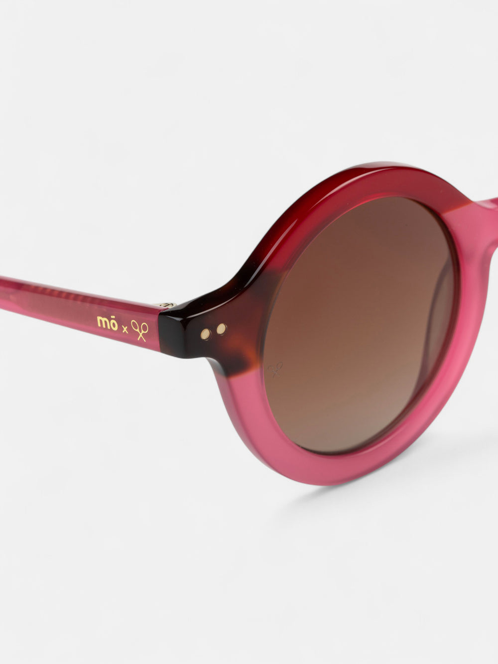 Gafa de sol MOXSILBON girl Ace rosa y granate