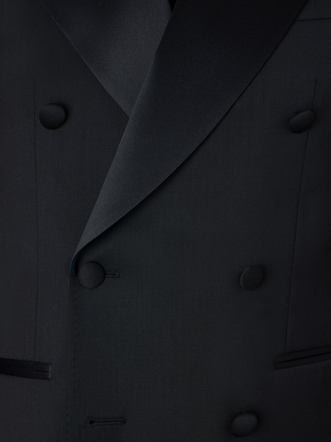 Americana esmoquin cruzado classic negro