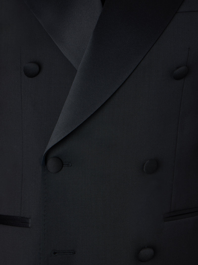 Americana esmoquin cruzado classic negro