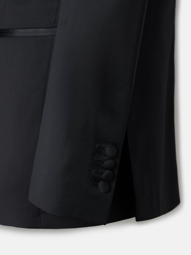 Americana esmoquin cruzado classic negro