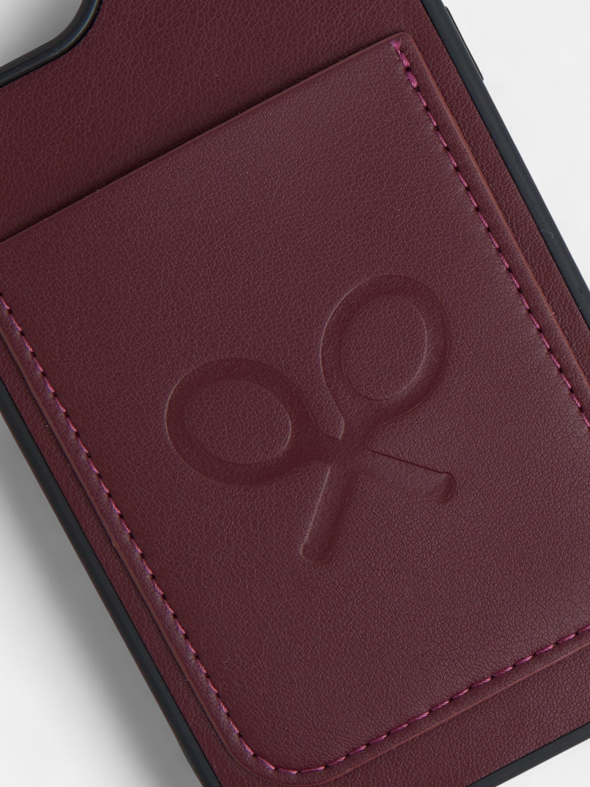 IPHONE case burgundy racket