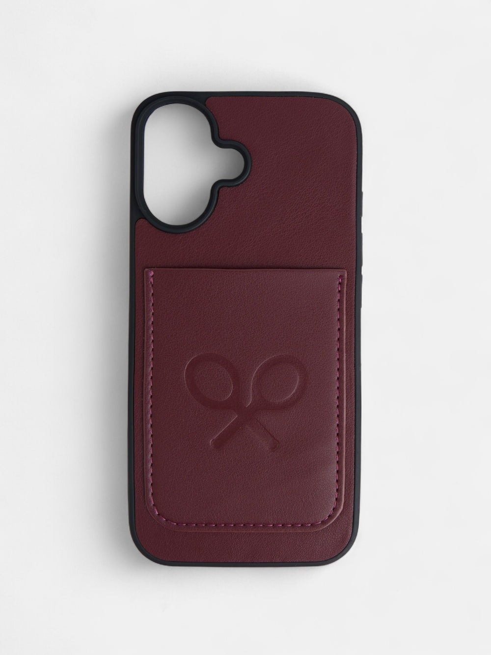 Funda IPHONE movil raqueta burdeos