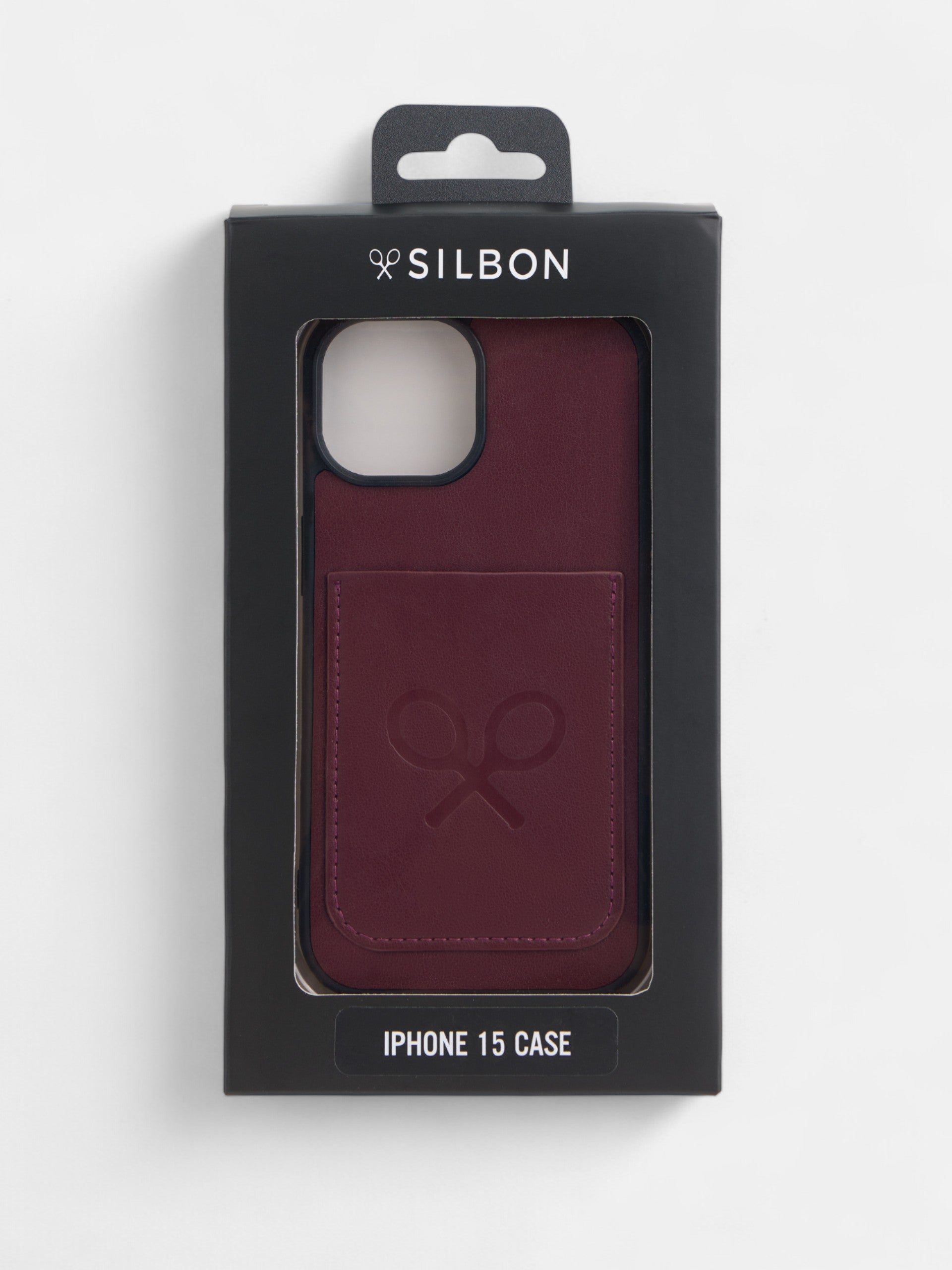 IPHONE case burgundy racket