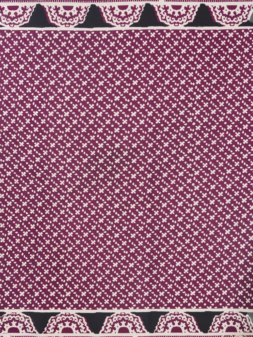 Pañuelo estampado burdeos