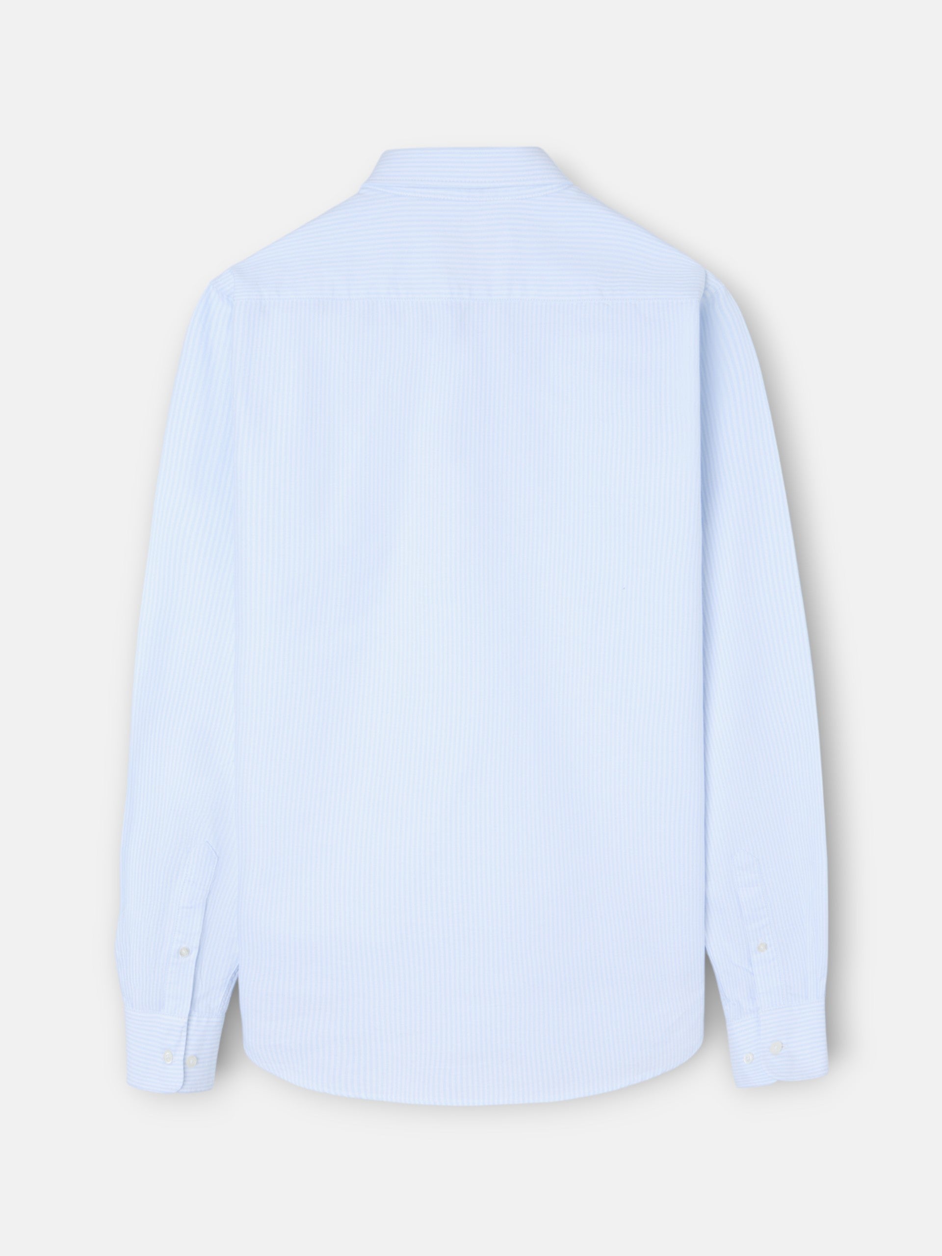 Camisa sport oxford regular fit rayas celeste
