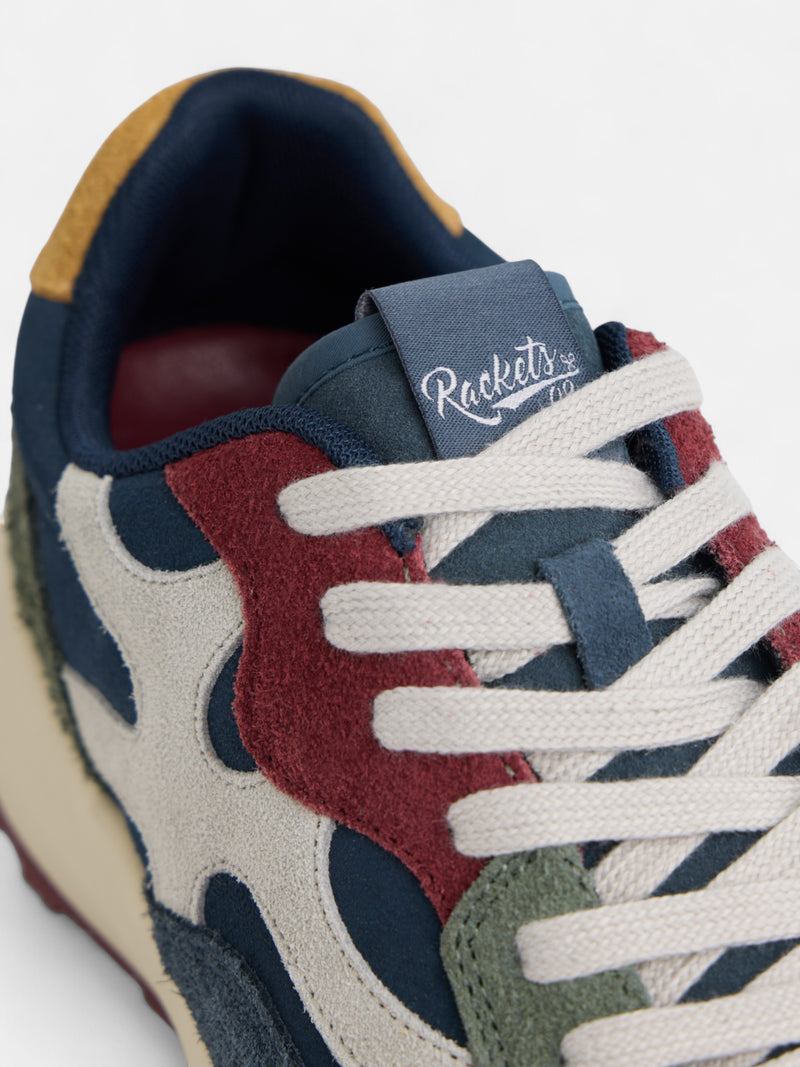 Baskets RACKETS09 multicolores beige