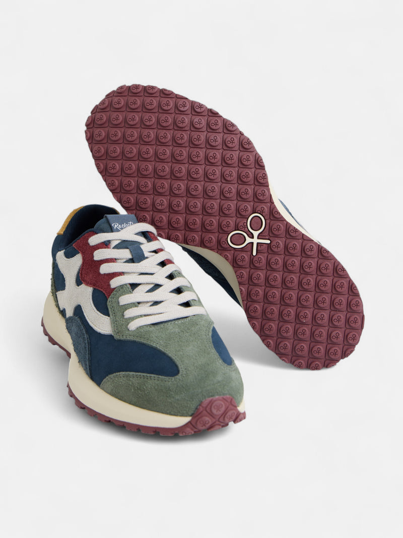 Baskets RACKETS09 multicolores beige