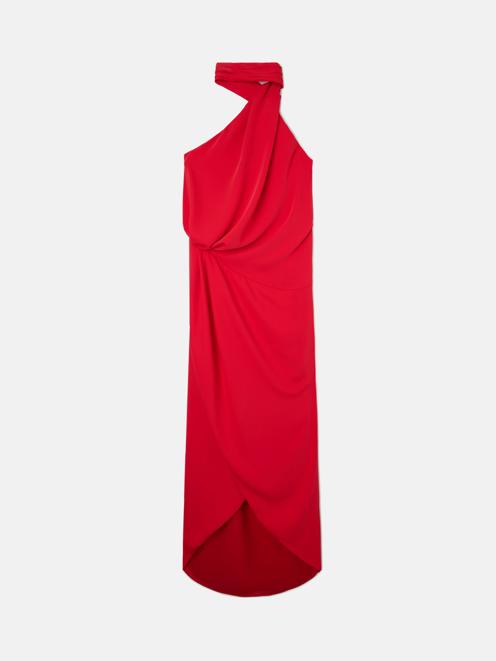 CaprileXSilbon red halter dress