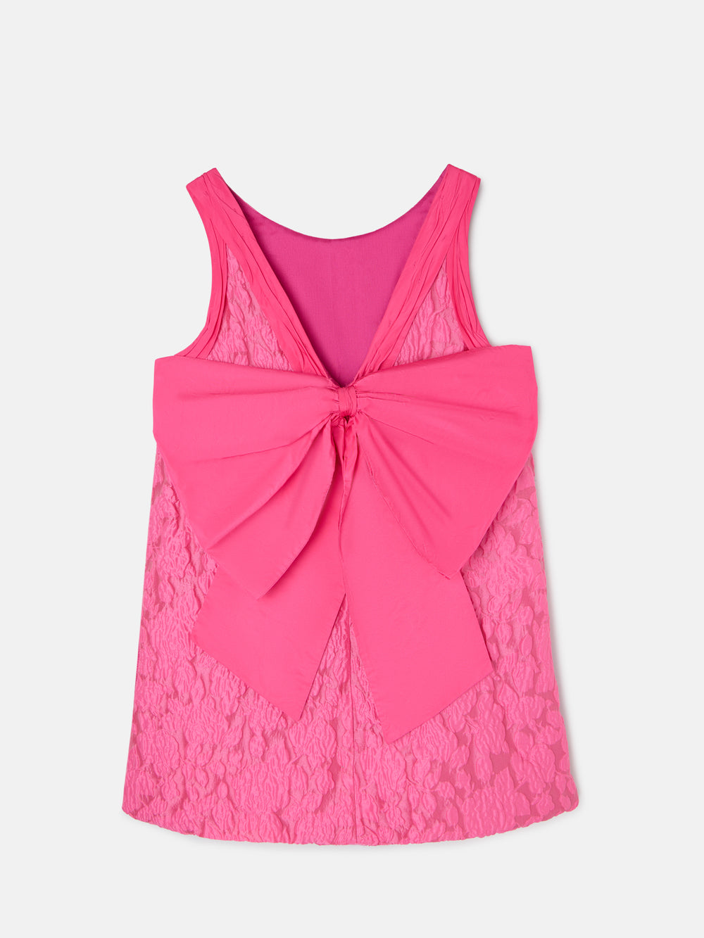 CaprileXSilbon dress with pink bow