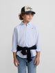 Camisa sport kids oxford raya celeste