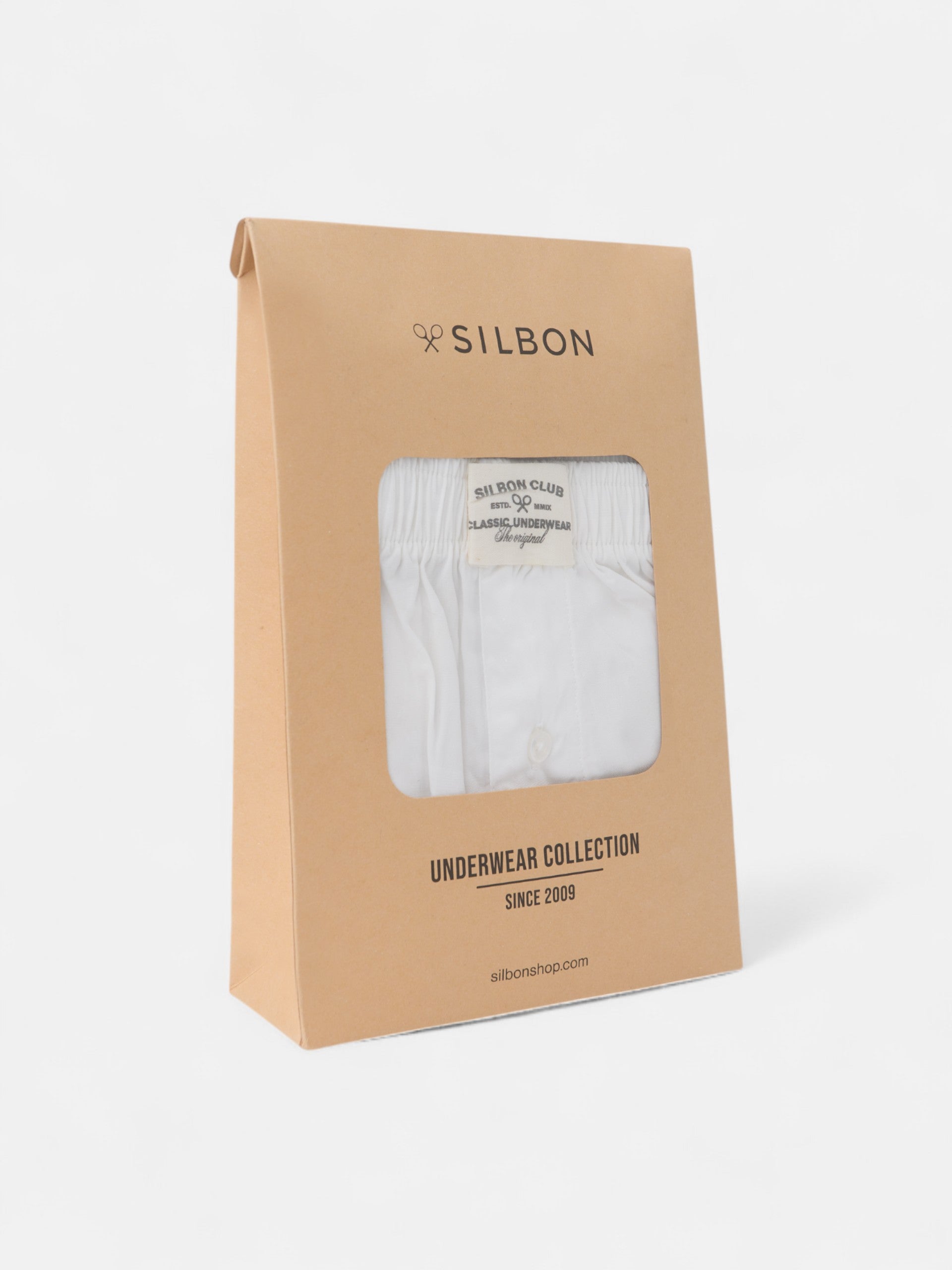 Boxer uni minilogo blanc