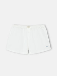 Calzoncillo liso minilogo blanco