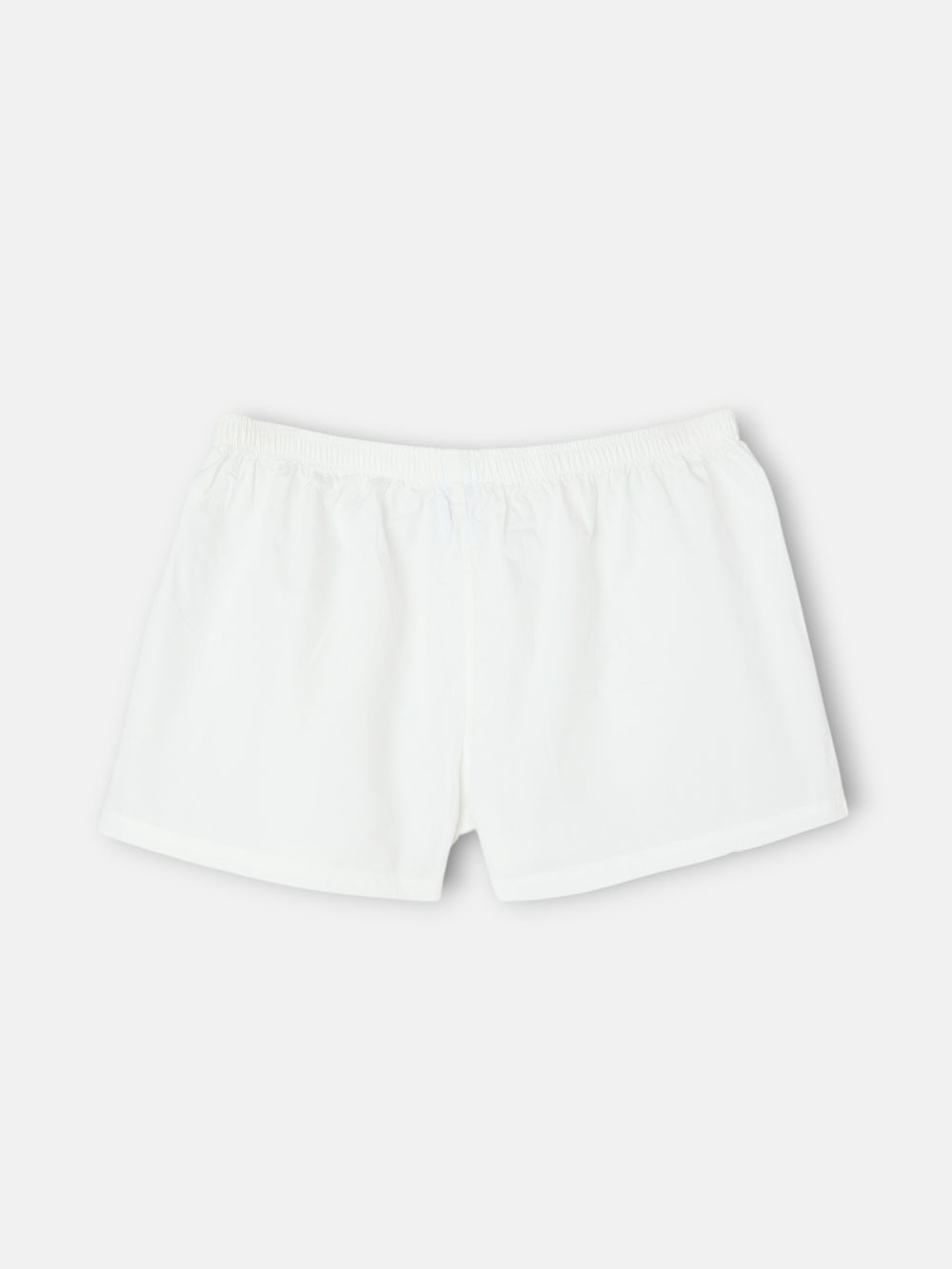 Calzoncillo liso minilogo blanco