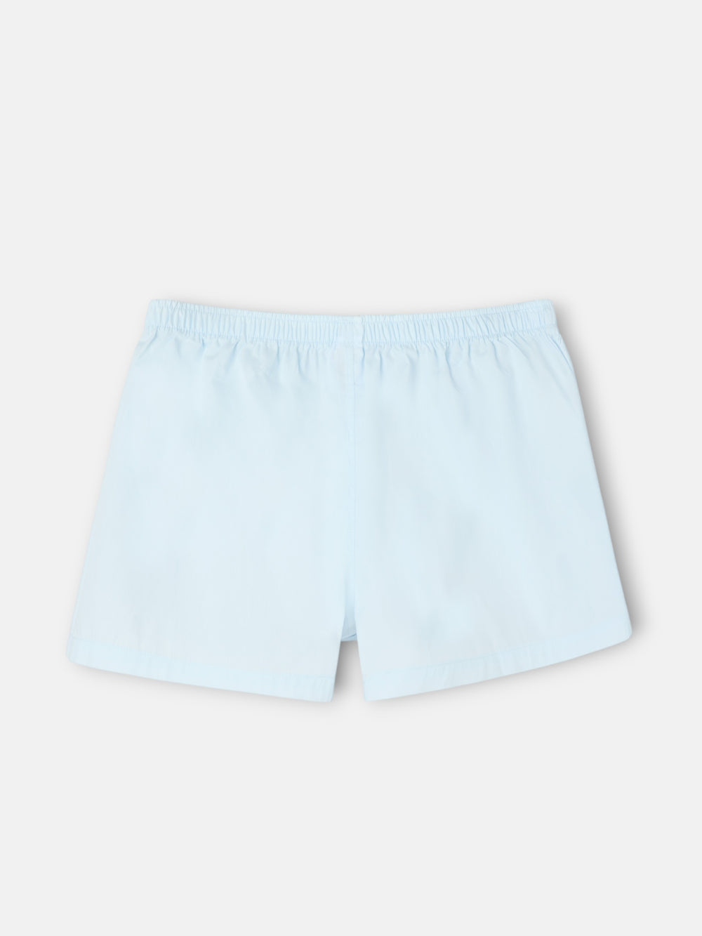 Calzoncillo liso minilogo celeste