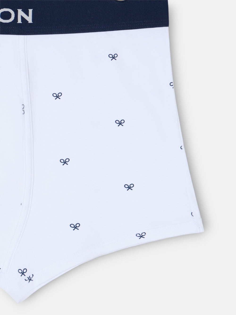 Boxer raquettes blanc