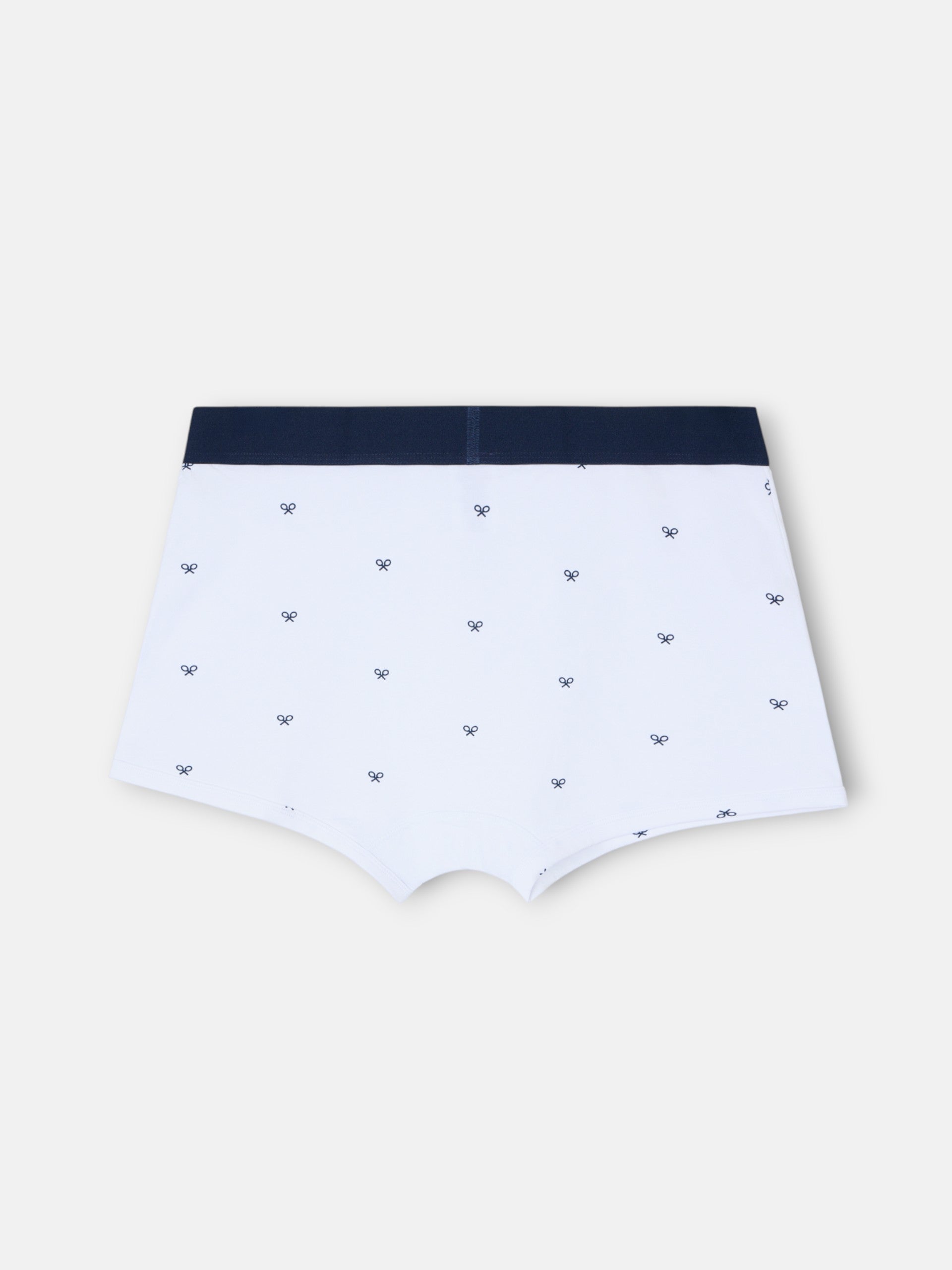 Boxer raquettes blanc